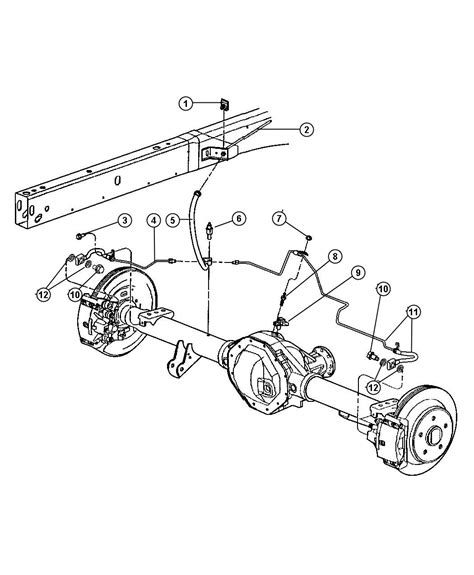 2010 Dodge Ram 1500 brake line